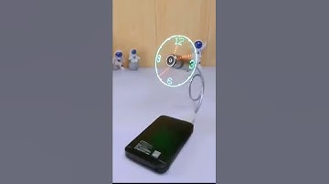 New USB Clock Fan with Real Time Clock⏰ #shorts  #youtubeshorts  #short