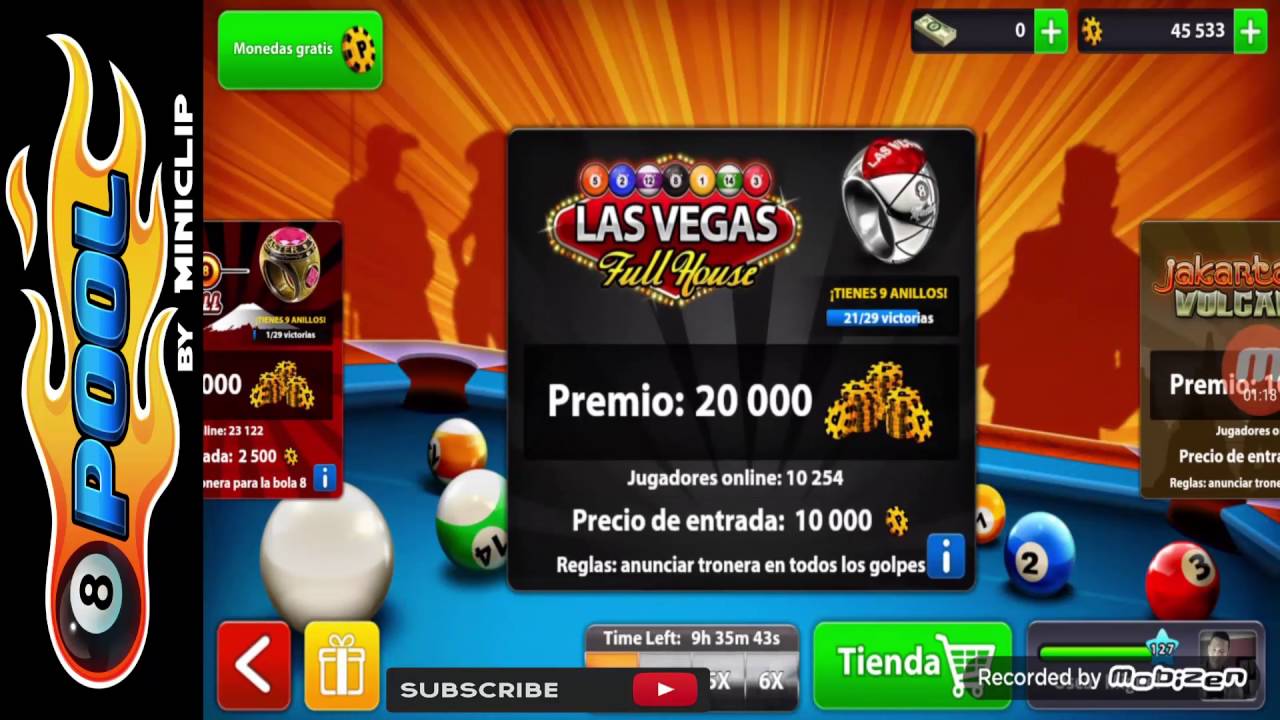 COMO GANAR DIEZ MIL MONEDAS RAPIDAMENTE EN 8 BALL POOL 2016 - 