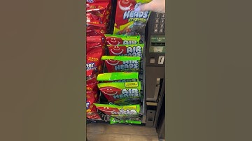 vending restock. #asmr #vegan #vegansnacks #refill #refillday #restockasmr #vendingmachine