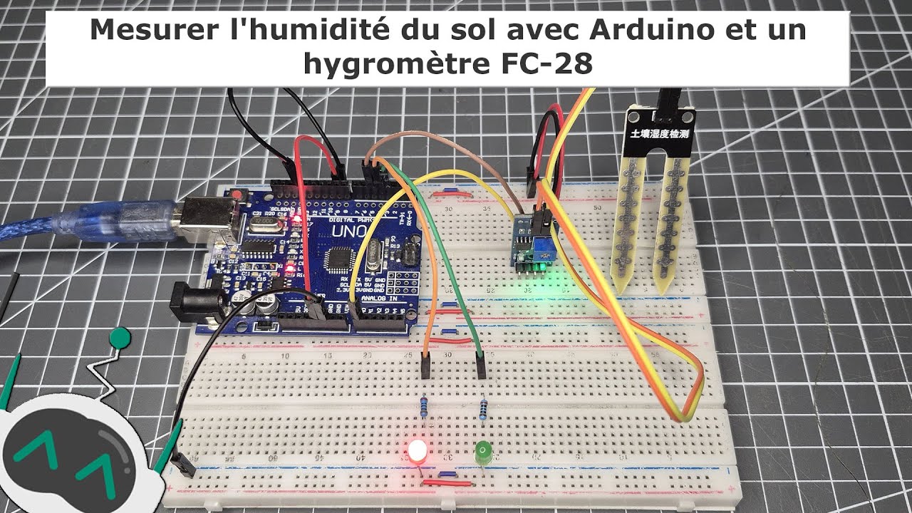 Mesurer l'humidité du sol avec Arduino et un hygromètre FC 28