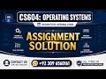 CS604 Assignment 1 Solution Spring 2026 | 100% Correct By VU Bright Sparks