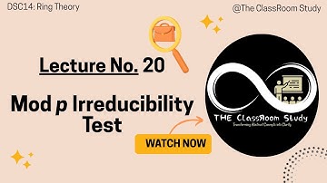20 Mod p Irreducibility Test