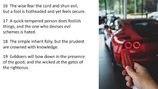 Proverbs 14 - Daily Wisdom and Prayers