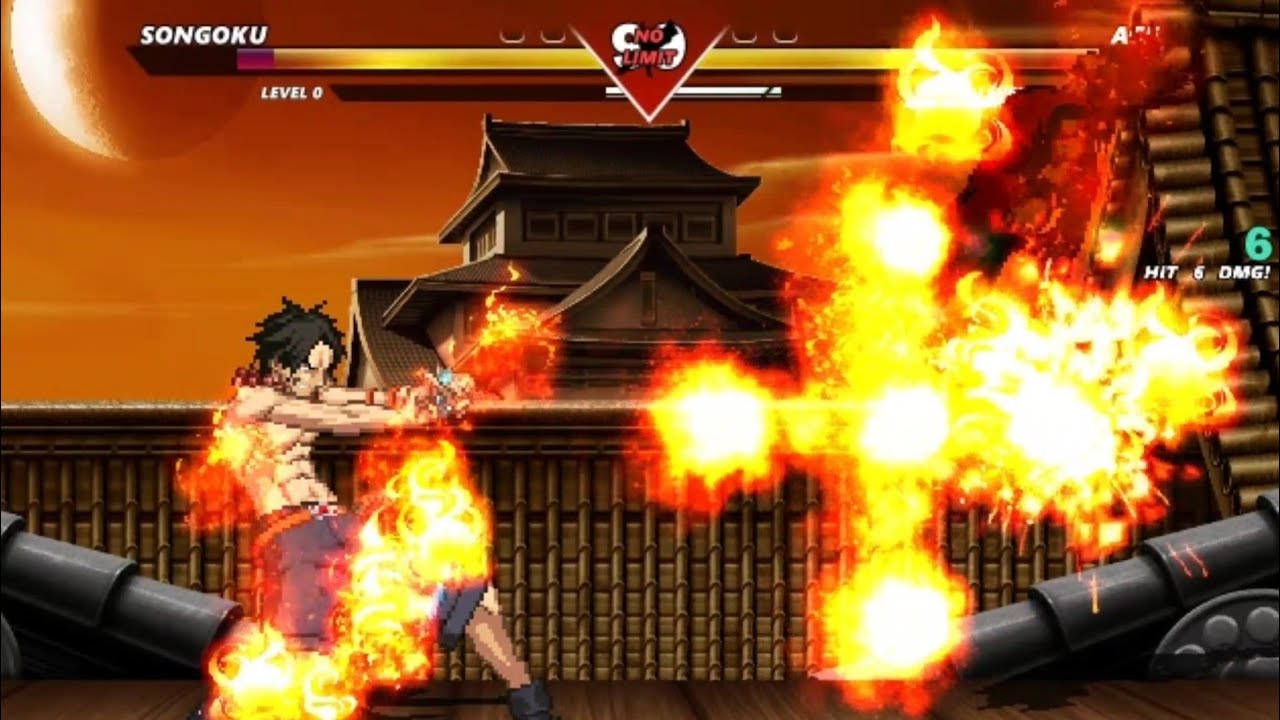 GOKU VS ACE - EXCITING HIGH LEVEL FIGHT !