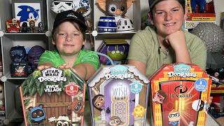 Unboxing Disney Doorables Wish Incredibles &amp; Ewok Villages Star Wars
