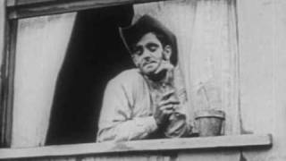 Camp cowboy in 1923 Stan Laurel film 'The Soilers'