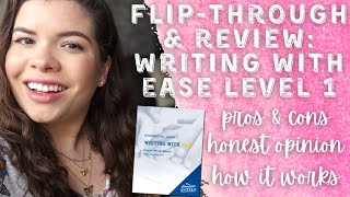 FLIP-THROUGH & REVIEW:  WRITING WITH EASE LEVEL 1 | HOW IT WORKS | PROS & CONS