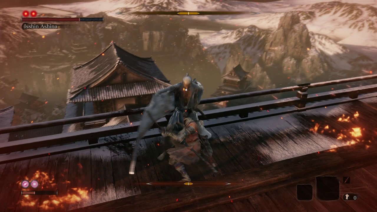 Sekiro Emma and Isshin Deathless Without Items, Health/Attack/Skill