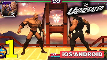 WWE Undefeated Gameplay Walkthrough (Android , ios ) the rock gameplay
