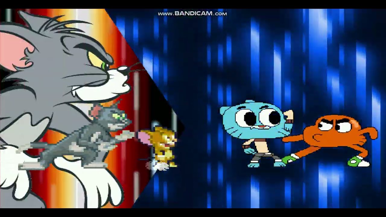 Nicolas16909 Mugen: Tom & Gumball Vs Jerry & Darwin