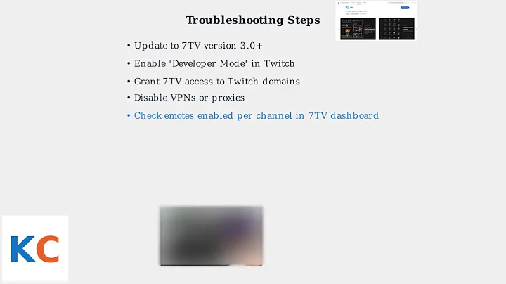 How to Fix 7TV Emotes Not Showing – Extensions, BTTV & FrankerFaceZ