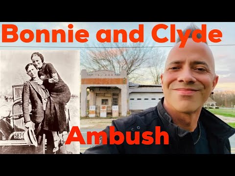 INSIDE The Bonnie And Clyde Ambush Museum Visiting The Ambush Location Bonnie And Clyde Shootout