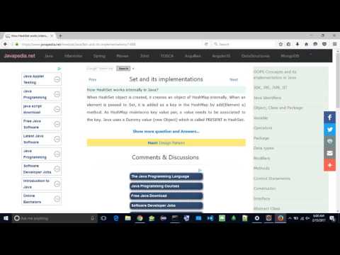 How HashSet works