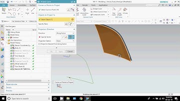 project sketch on surface, offset surface, trim surface, through surface, sew, face bend NX