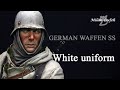 German waffen ss  painting bust  white uniform