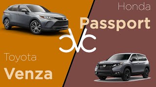 Honda Passport 2021 vs Toyota Venza 2021