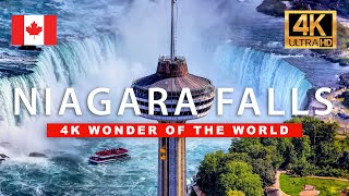 Niagara Falls Wonder Of The World Walking Tour - Canada 4K Hdr - 60 Fps 