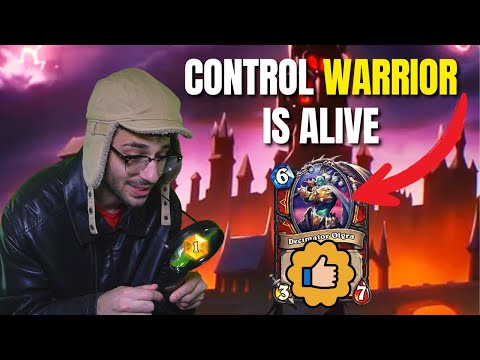 NEW Control Warrior is Strong and Fun! | Murder at Castle Nathria Hearthstone