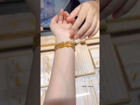 سوارة ذهب عريضة الذهب اليوم  