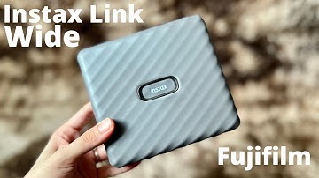Fujifilm Instax Link Wide Smartphone Printer Unboxing & Tutorial