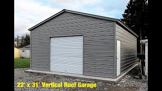 Honest Review / Time-lapse of Carolina Carports Garage Installation