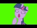 Twilight Sparkle Smiles, Yawns, and Speaks - Green Screen Ponies