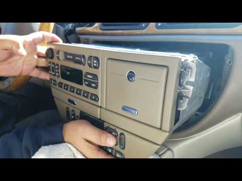 How to Remove Radio / Cassette from Jaguar S type 2001 for Repair.