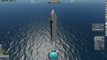 KSP Starship (Perfect) Suicide burn/Hover slam
