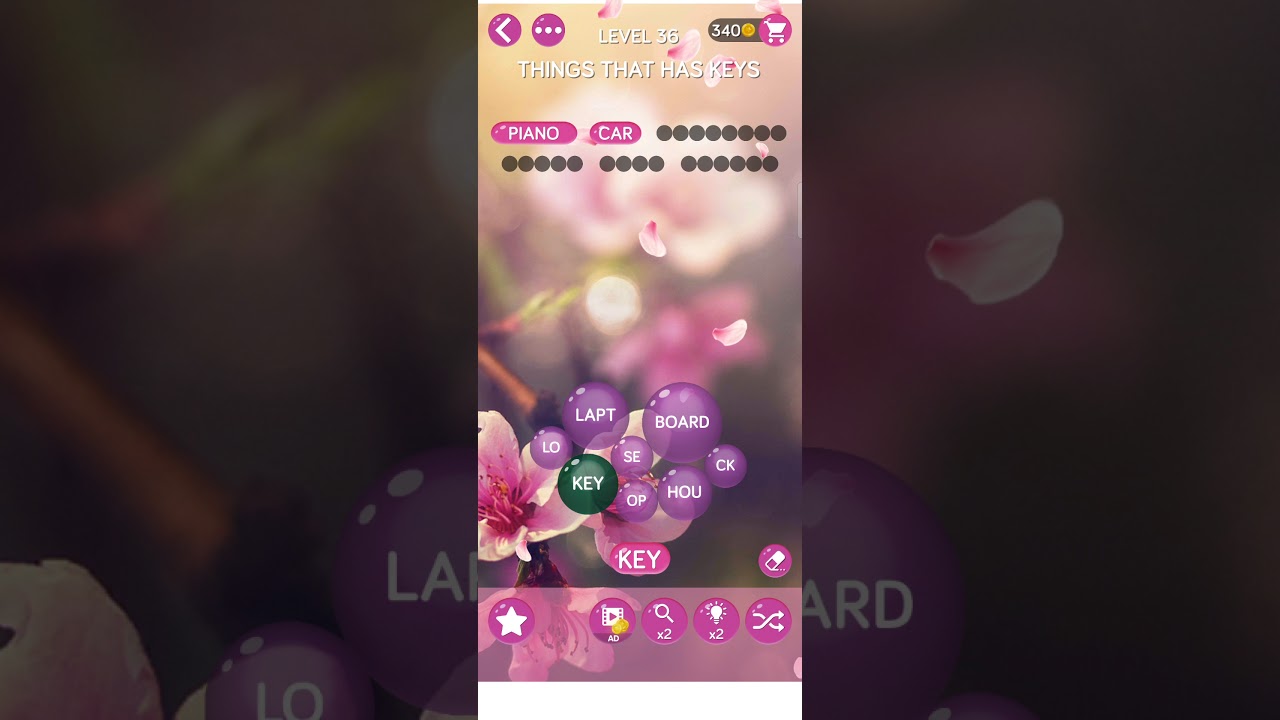 Word Pearls Level 36 Word Pearls Things That Has Keys YouTube