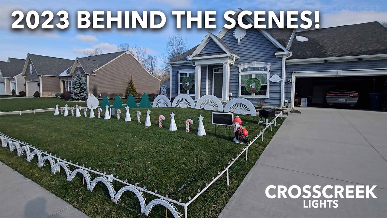 2023 Behind the Scenes - Pixel Christmas Light Show Walk Through - Crosscreek Lights