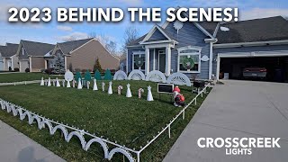 2023 Behind the Scenes - Pixel Christmas Light Show Walk Through - Crosscreek Lights