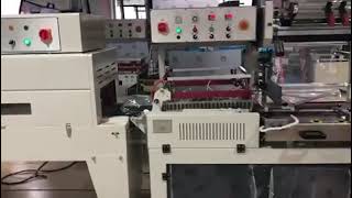 Fully Automatic High Speed L Type Shrink Tunnel Heat Shrink Shrinking Packaging Wrapping Machine