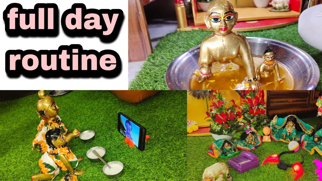 laddu gopal ji full day routine || full day morning to night routine gopal ji  ||
