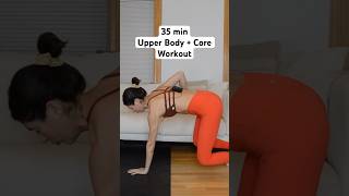 35 min upper body and core workout #homeworkout #upperbodyworkout #coreworkout