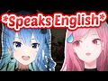 Suisei Speaking English With Calli Makes Life Worth Living! 【ENG Sub Hololive】
