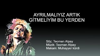 AYRILMALIYIZ ARTIK karaoke