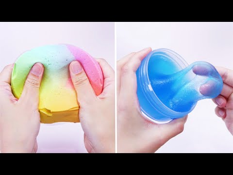 【ASMR】Satisfying and Relaxing Slime ASMR ? PEACHYBBIES SLIME REVIEW Peachybbiesさんのスライムレビュー【音フェチ】