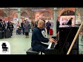 Disguised concert pianist stuns unsuspecting travelers