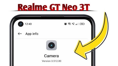 Camera Not Working on Realme GT Neo 3T Problem Solved