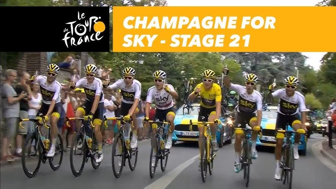 Champagne for Sky!- Stage 21 - Tour de France 2018 - YouTube