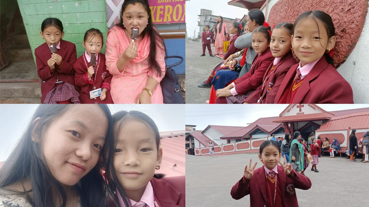 my little one's result day| |I miss my childhood ❤️|holy cross sonada|