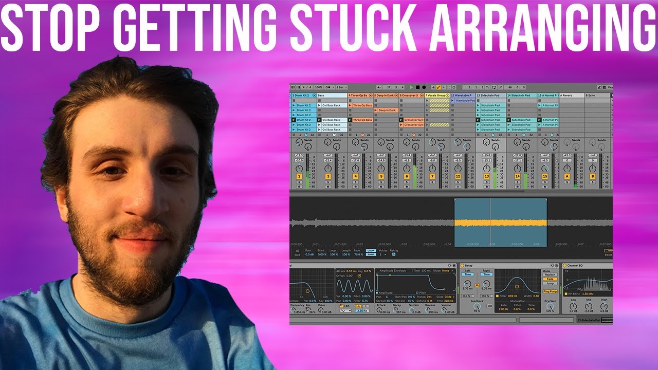 How To Arrange Your Tracks QUICKLY & Stop Getting So Stuck [+Template]
