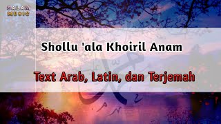 Lirik Sholawat Shollu 'ala Khoiril Anam cover by Adzando Davema | Text Arab, Latin, dan Terjemah