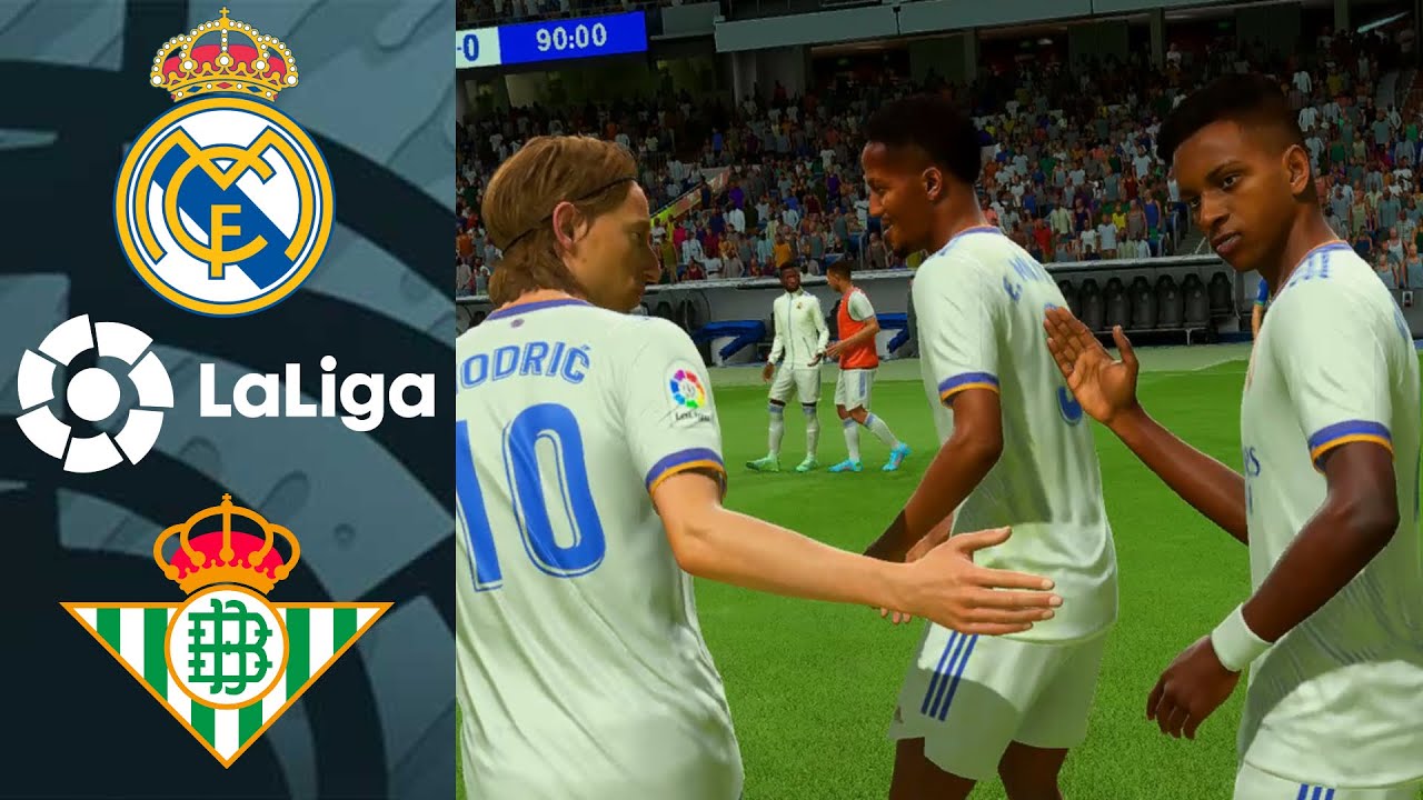 Real Madrid vs Real Betis Match Prediction Highlights | FIFA 22