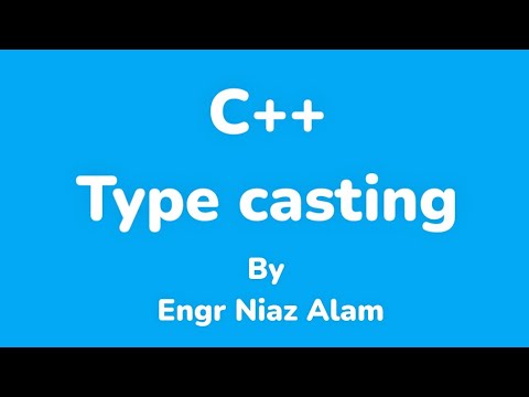 Type casting in C++ ,Implicit casting, Explicit casting - YouTube