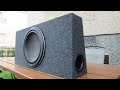 Making a Car Subwoofer Box