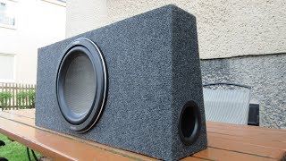 Making a Car Subwoofer Box