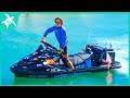 THIS GUY IS JET SKIING AROUND THE WORLD!