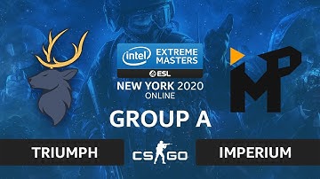 CS:GO - Triumph vs. ImPerium [Mirage] Map 2 - IEM New York 2020 - Group A - NA