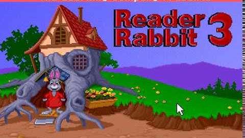Reader Rabbit 3 (DOS, 1993) Gameplay